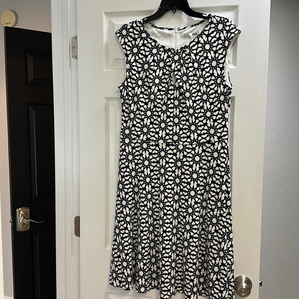 Sleeveless dress- abstract print. From Stitch fix
